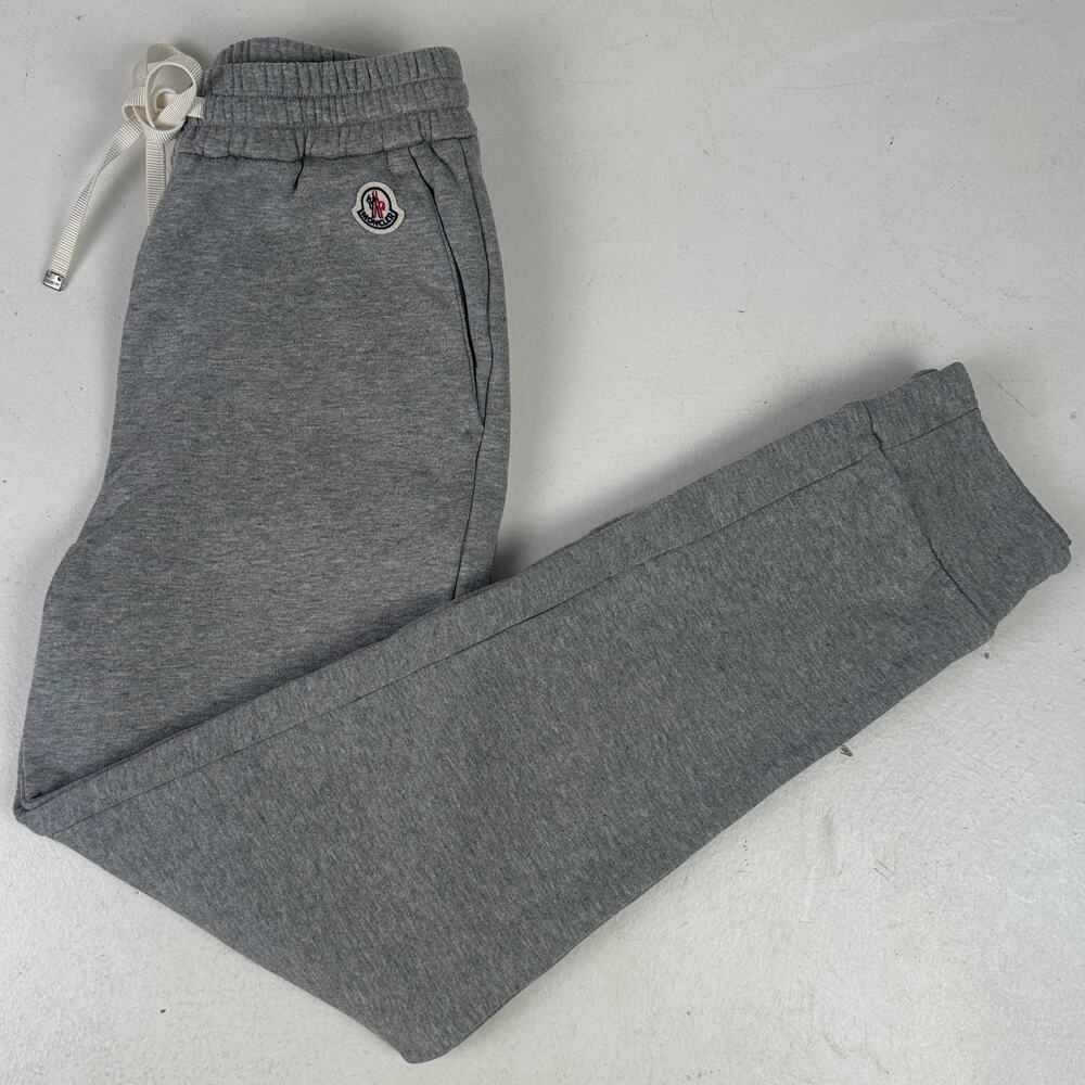 Moncler Enfant Grey Cotton Heather Grey Joggers Women's Sz XS
